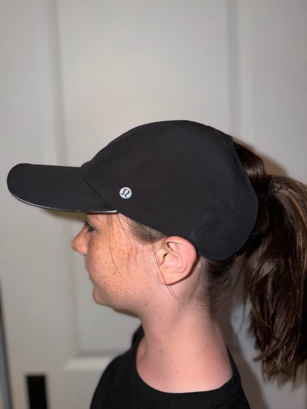 Lululemon Fast and Free Ponytail Running Hat | Black | One Size
